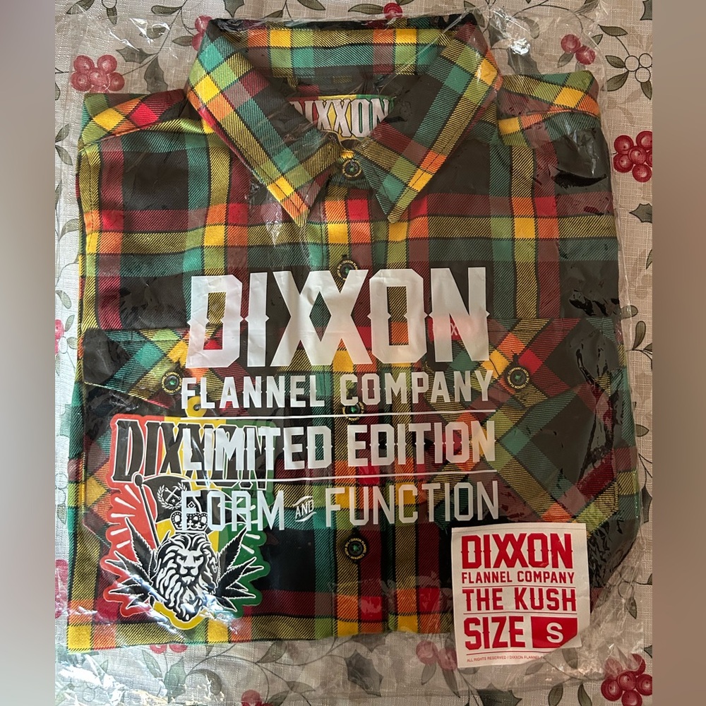 Dixxon “Kush” flannel women’s small NIB